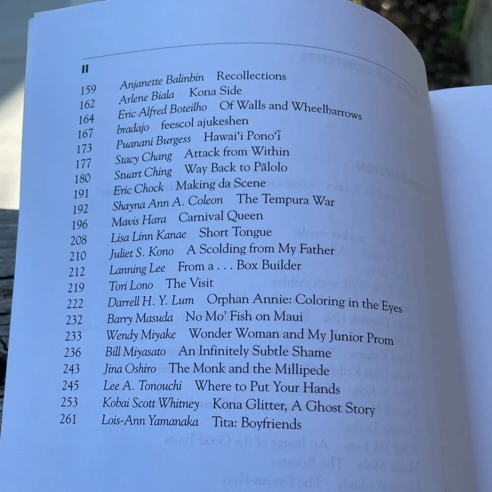 Growing Up Local an anthology of poetry and prose from Hawaii Softcover Book